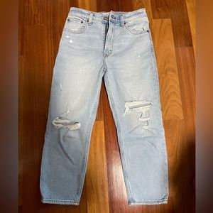 Abercrombie & Fitch The Mom High Rise Jeans Size 26/2 Extra Short